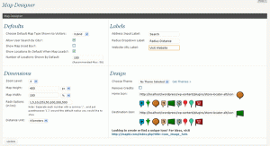 New Map Designer Page